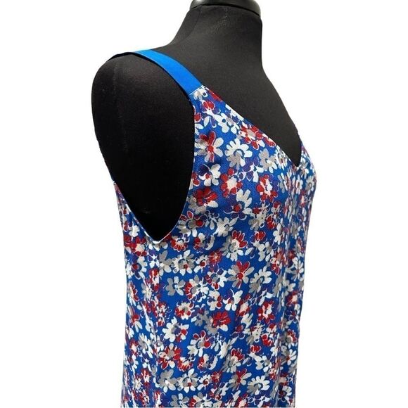 rag & Bone Estell Floral Crepe Sleeveless Midi Dress Sz S - Picture 6 of 14